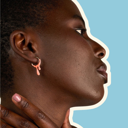 Gelato Gold Earring - Tangerine