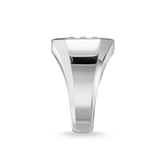 Thomas Sabo Black Onyx Compass Signet Ring
