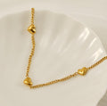 Classic Heart Charm Necklace – Elegant Gold Chain Design - Begum