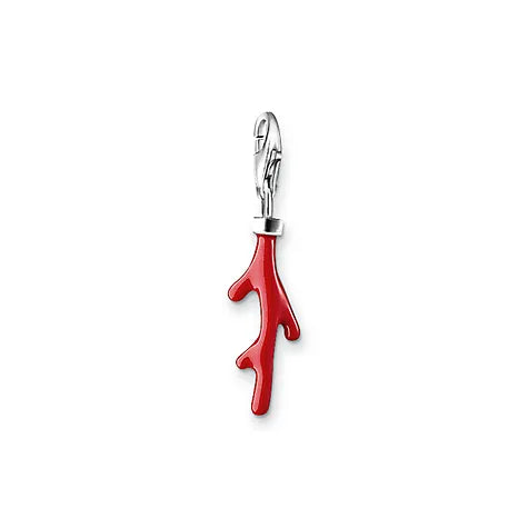 Thomas Sabo Sterling Silver Coral Charm