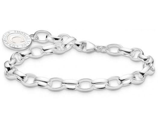Thomas Sabo Charmista Bracelet With Cold Enamel Silver 17cm