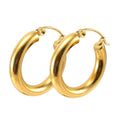 Timeless Gold Hoop Earrings – Sleek and Modern Design for Everyday Elegance - Begum