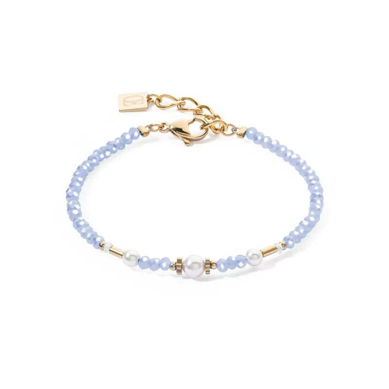 Little Twinkle Pearl Mix Light Blue Bracelet