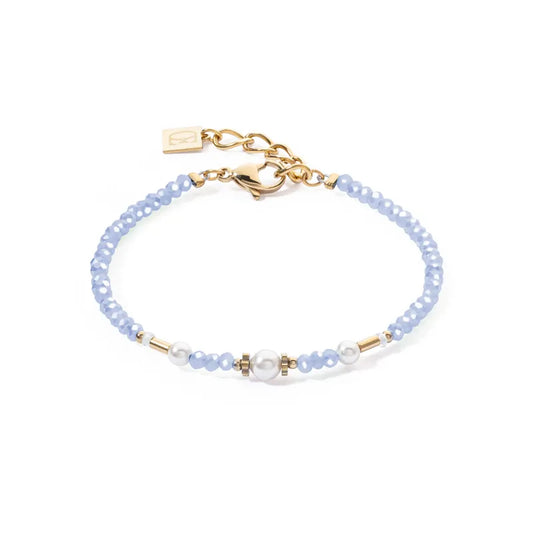 Little Twinkle Pearl Mix Light Blue Bracelet