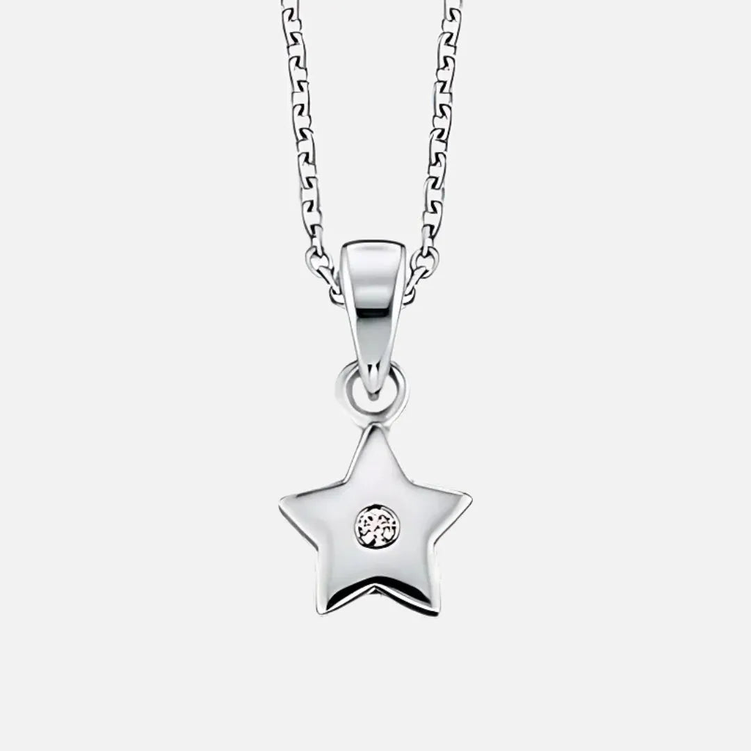 Engelsrufer Necklace Star with Cubic Zirconia 38cm