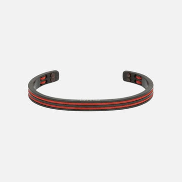 Pig & Hen "Double Navarach" Coral Red Marine Rope with Black Cuff - Medium / Large