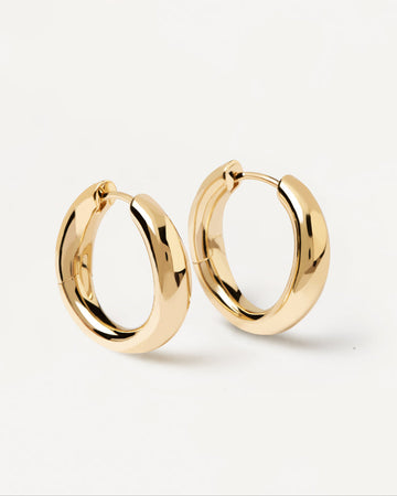 PDPaola Pirouette Gold Earrings