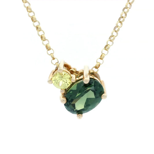 Toi Et Moi Necklace in Yellow Gold Chain