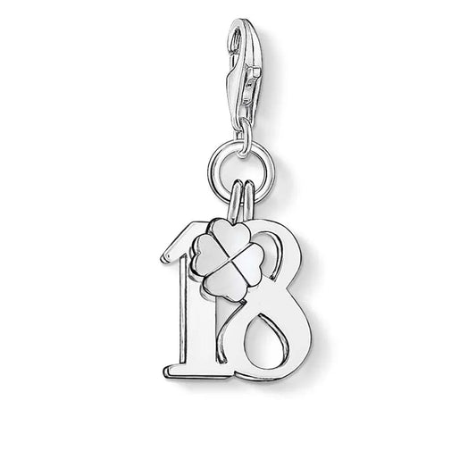 Thomas Sabo Lucky Number '18'  Charm