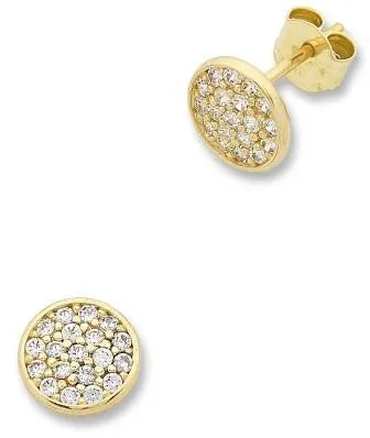Cubic Zirconia Stud Earrings
