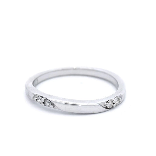Argle Diamond Stacker Dress Ring set in 18ct Whte Gold