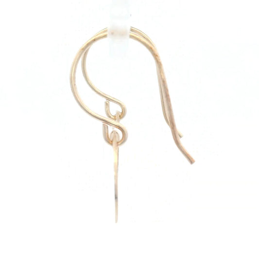 9CT Y/GOLD DISC EAR 11.2MM