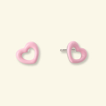 Cometa Heart Stud Earrings