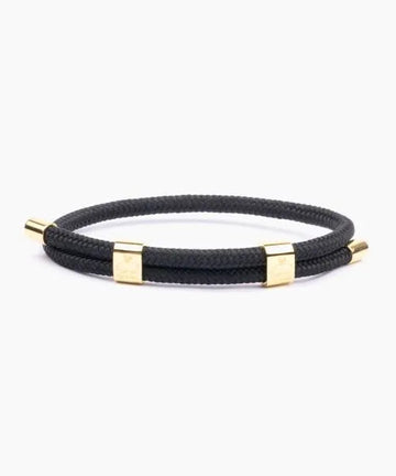 Pig and Hen Little Lewis 3mm Black | Gold