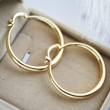 Oval Hoop Earrings - Begum