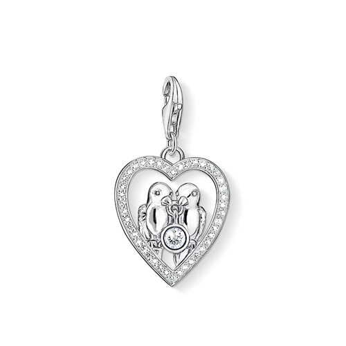 Thomas Sabo Charm Club Silver Love Birds Charm