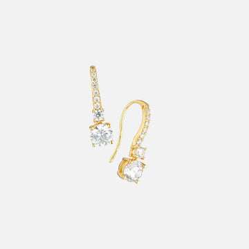 ICONIC BRIDAL DAPHNE EARRINGS GOLD