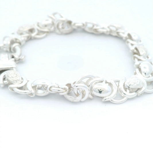 Hugs and Kisses Bracelet in Sterling Silver