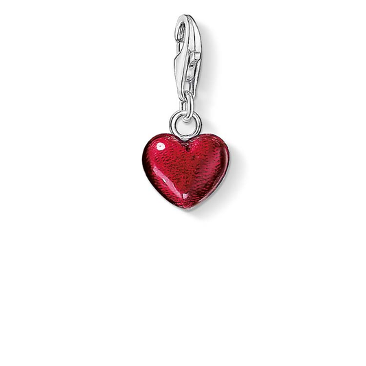 Thomas Sabo Charm Club Red Enamel Heart