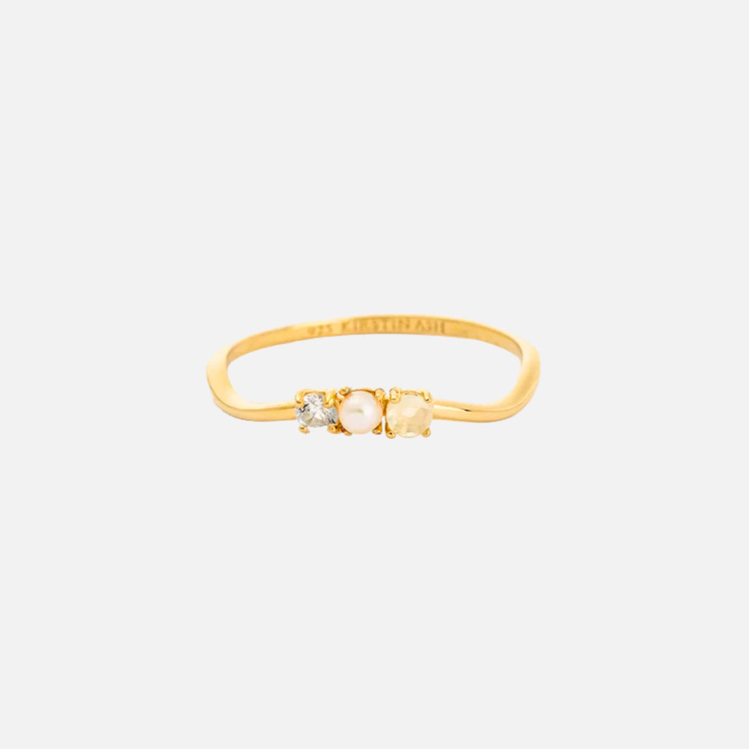 Kirstin Ash Opal Ring Gold Vermeil