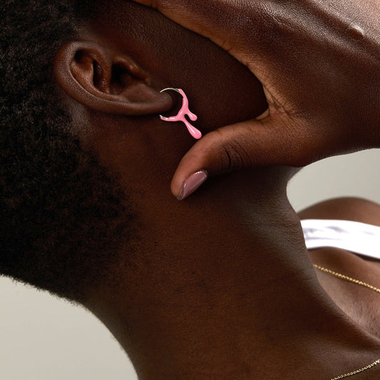 Gelato Gold Earring - Raspberry
