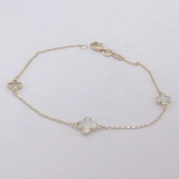 Mother of Pearl on Trace Bracelet