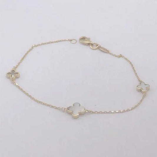 Mother of Pearl on Trace Bracelet