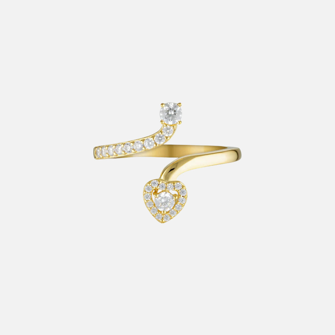 SIGNATURE SEALED WITH A KISS RING GOLD