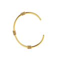 Sleek Gold-Filled Geometric Cuff Bracelet – Modern Minimalist Jewellery - Begum