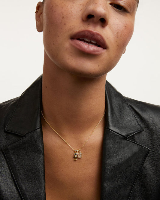 PDPaola Mother Of Pearl Intuition Charm