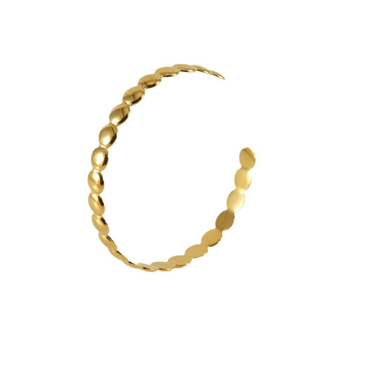 Classic Gold Cuff Bracelet – Timeless Polished Design for Elegant Style - Begum