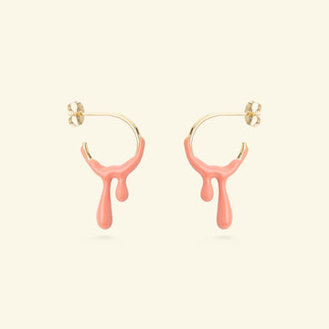 Gelato Gold Earring - Tangerine