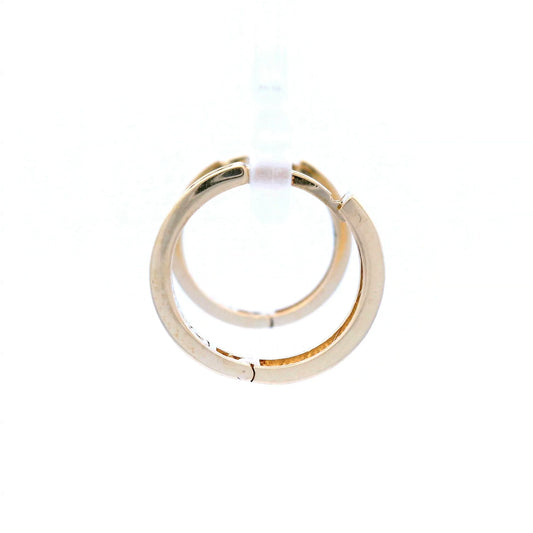 Channel Cubic Zirconia Set Huggies