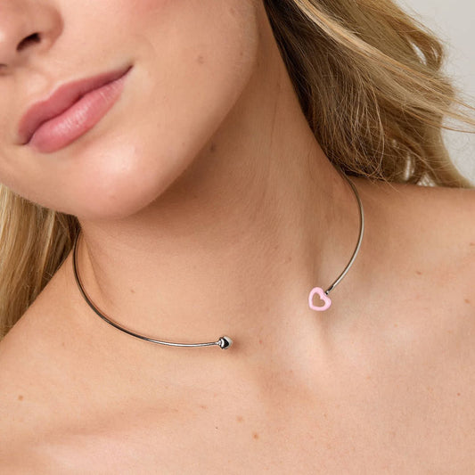 Cometa Heart Choker Necklace