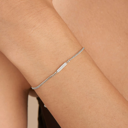 Ania Haie Silver Glam Bar Bracelet