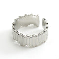 Trendy Geometric Stackable Ring - Adjustable Fashion Jewelry - Begum