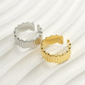 Trendy Geometric Stackable Ring - Adjustable Fashion Jewelry - Begum