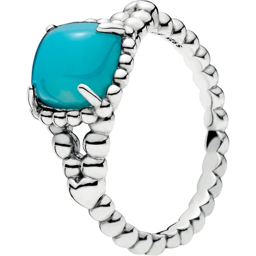 Vibrant Spirit Ring with Blue Crystal