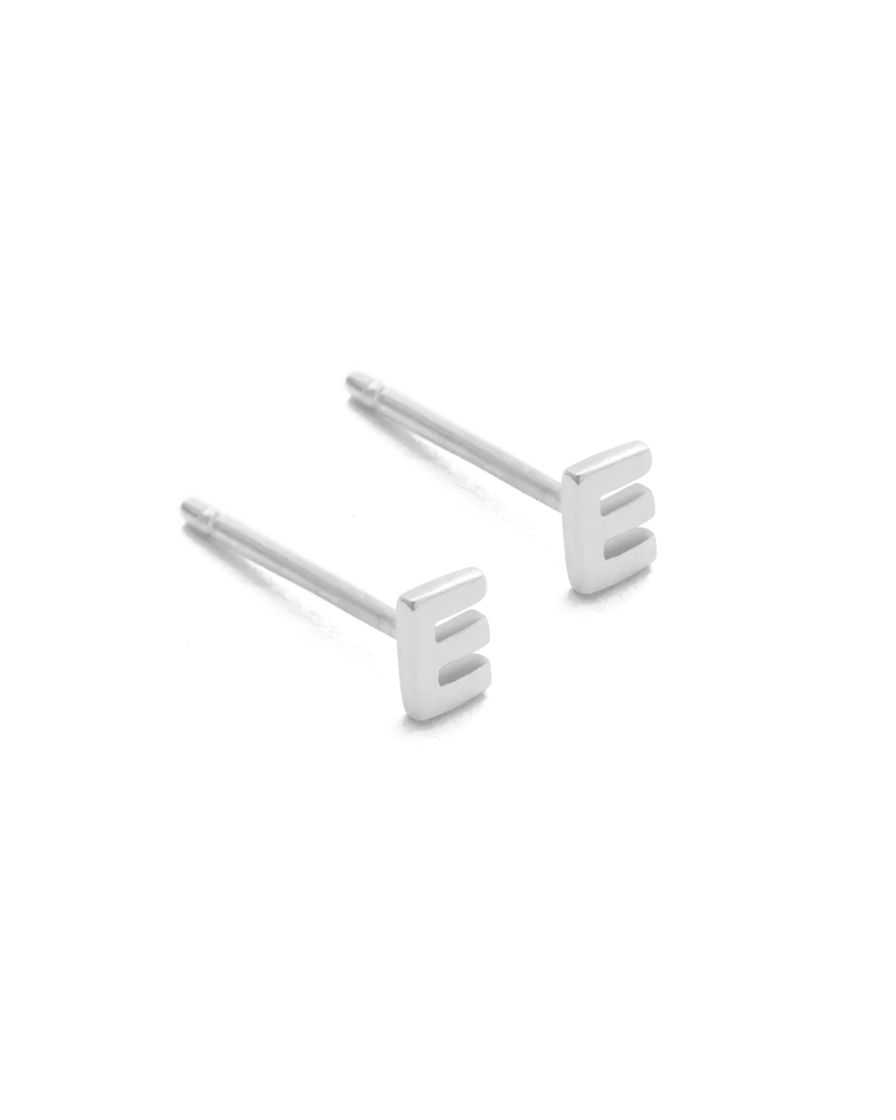Kirstin Ash Initial "E"  Earrings Sterling Silver