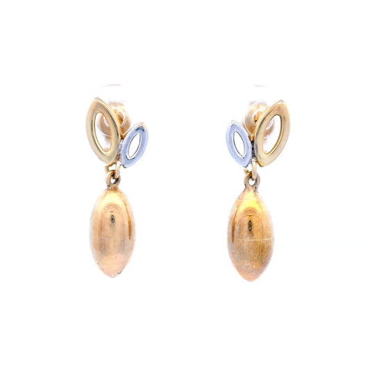 Marquise Drop Polished Drop Ball Stud