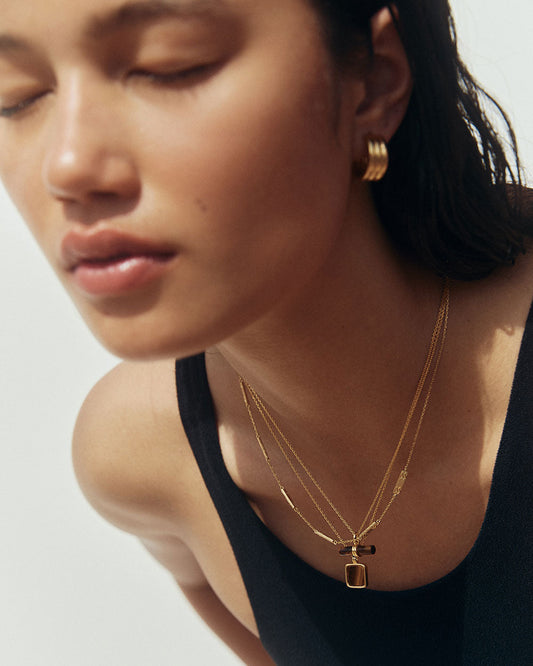 Tigers Eye Pendant Necklace