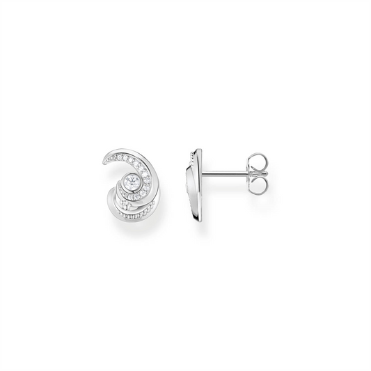 Thomas Sabo Cubic Zirconia Ocean Wave Studs