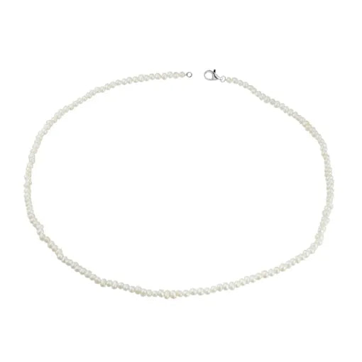 Freshwater Petite Potato Pearl Anklet with Sterling Silver Clasp