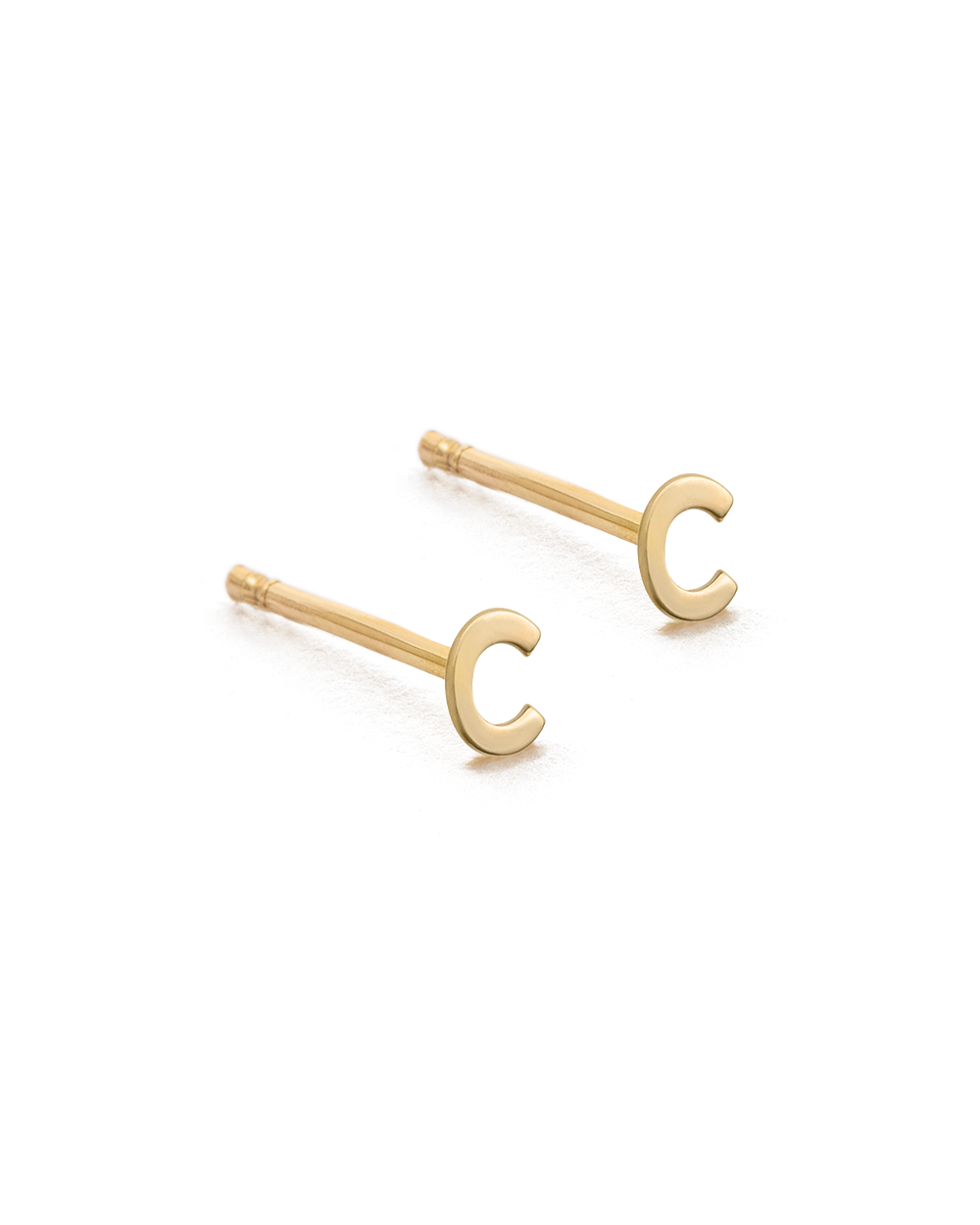 Kirstin Ash Initial Earring 9K Gold - Single