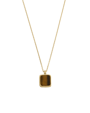 Tigers Eye Pendant Necklace