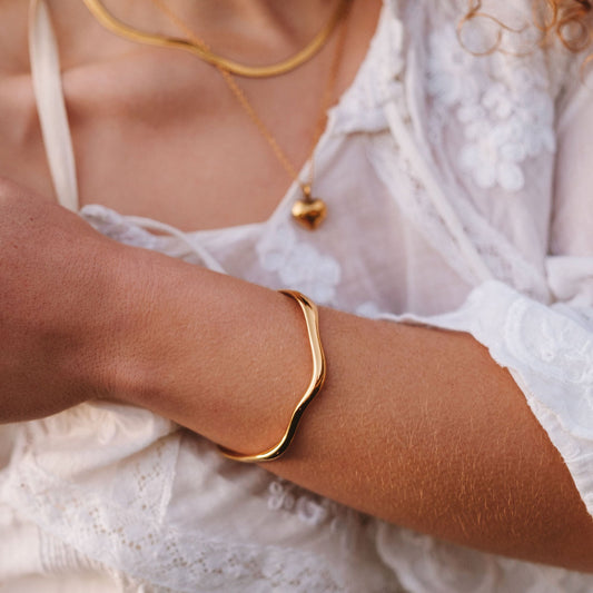 Wave Bracelet - Gold