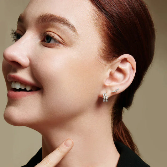 Ania Haie Sparkle Climber Studs