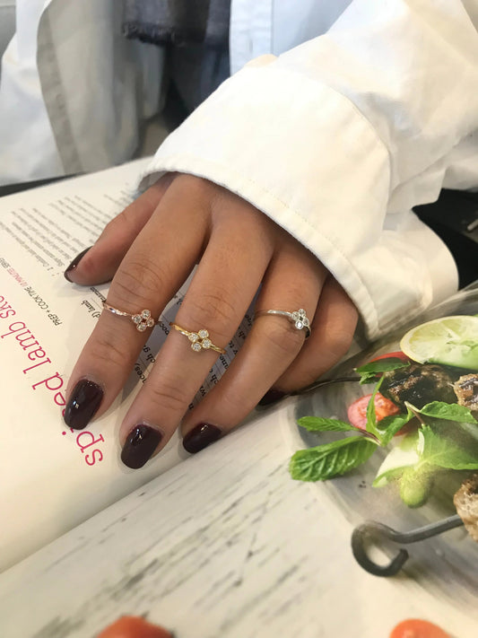 STELLAR LIGHTS SILVER TWINKLE RING