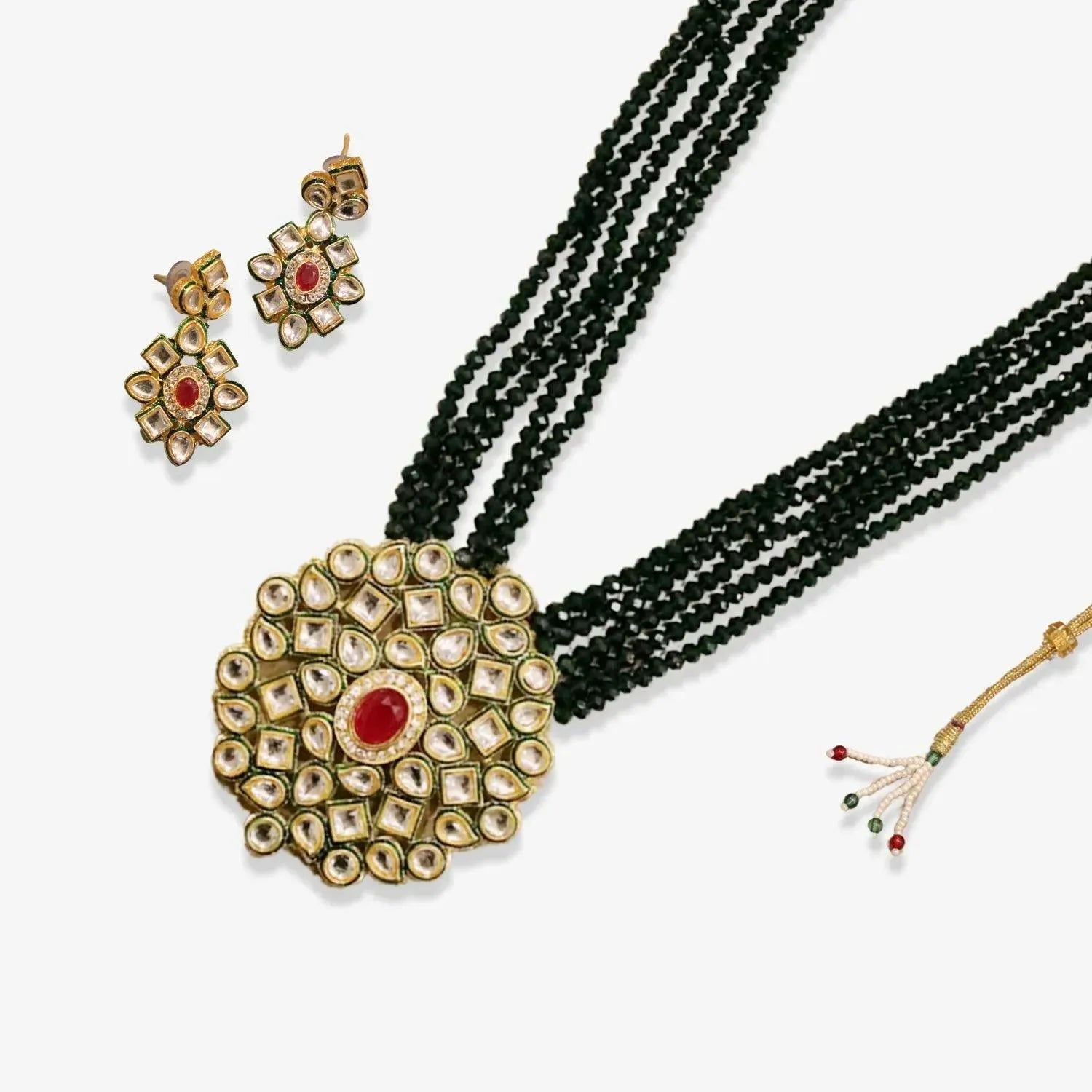 Traditional Indian Bridal Necklace Set - Begum