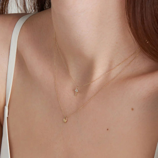 Ania Haie Silver KeyNecklace.  N032-02H